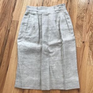 Vintage Liz Claiborne linen skirt